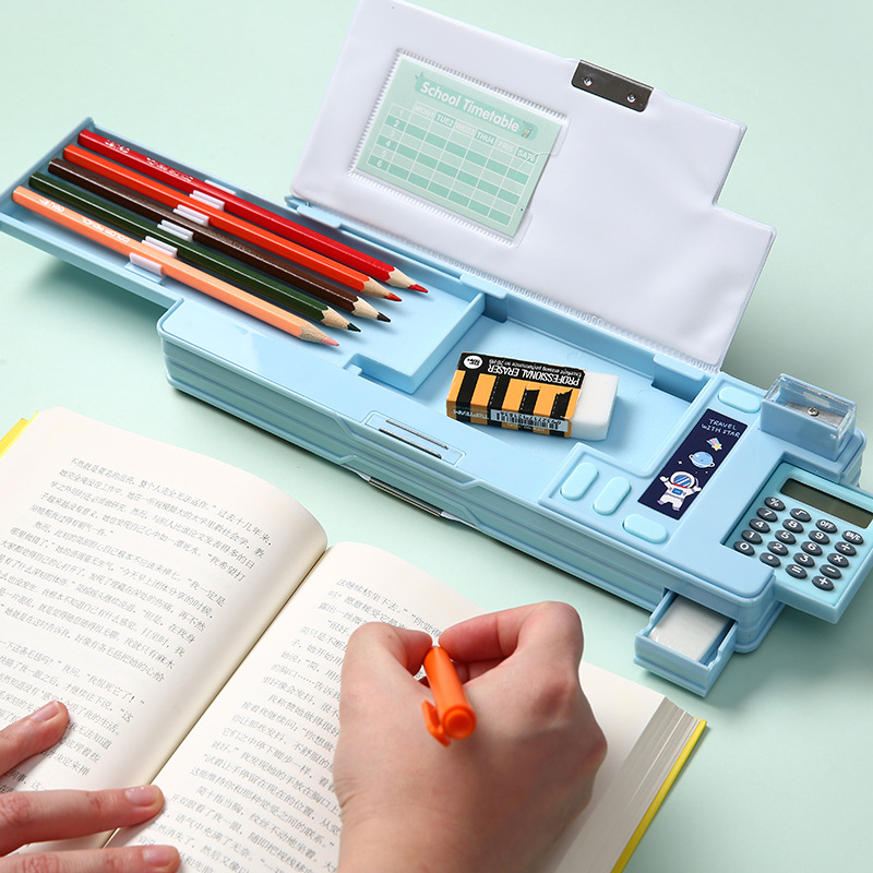 Scientific Calculator For Secondary School - 창의적인 다기능 플라스틱 문구 상자 (계산기