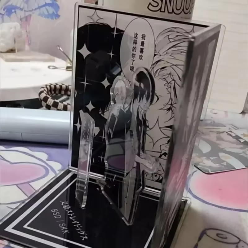 애니메이션 BSD 소쿠쿠 장면 아크릴 스탠드, 다자이  - Desk Accessories 리뷰 및 가격