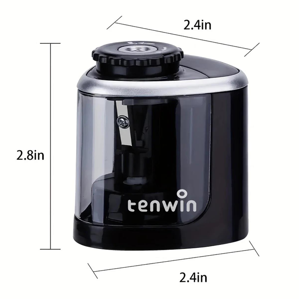 데스크탑 전기 연필 깎이 자동 6-8mm 연필 커터 학 - Electric Pencil Sharpener Usb 리뷰 및 가격