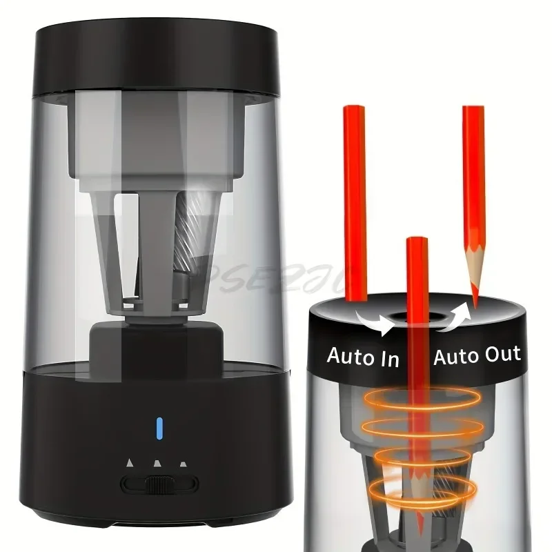 전기 연필깎이 휴대용 완전 자동 충전식 초등학교 연필깎 - Electric Pencil Sharpener Usb 리뷰 및 가격
